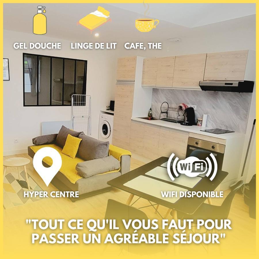 Le Wlerick 1 - Hyper Centre - Au Calme - Wifi Apartamento Mont-de-Marsan Exterior foto
